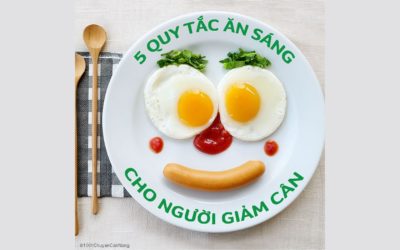 5 quy tắc ăn sáng cho người giảm cân