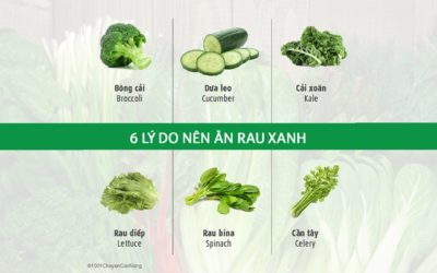 6 lý do nên ăn rau xanh