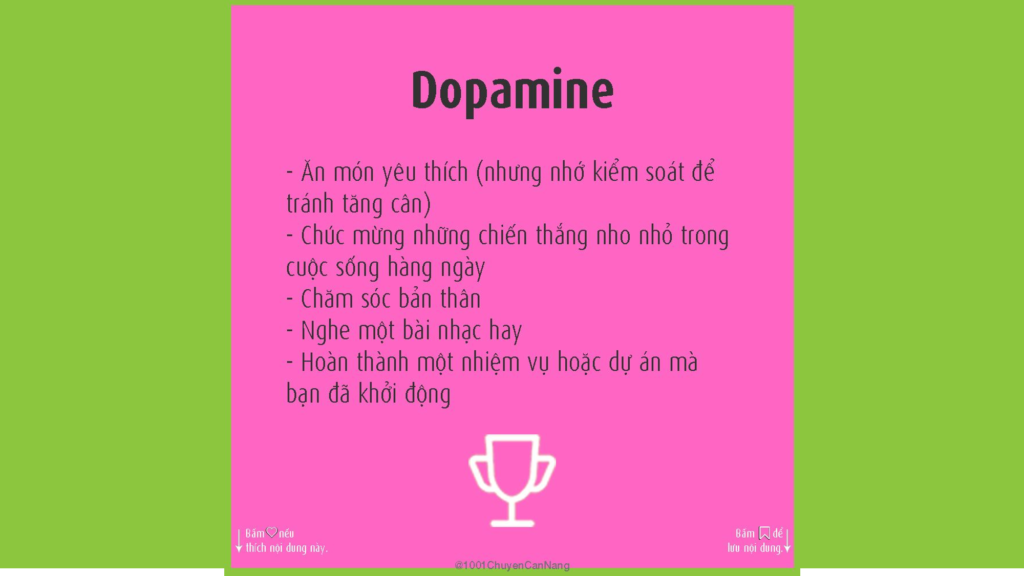 hóc-môn hạnh phúc dopamine